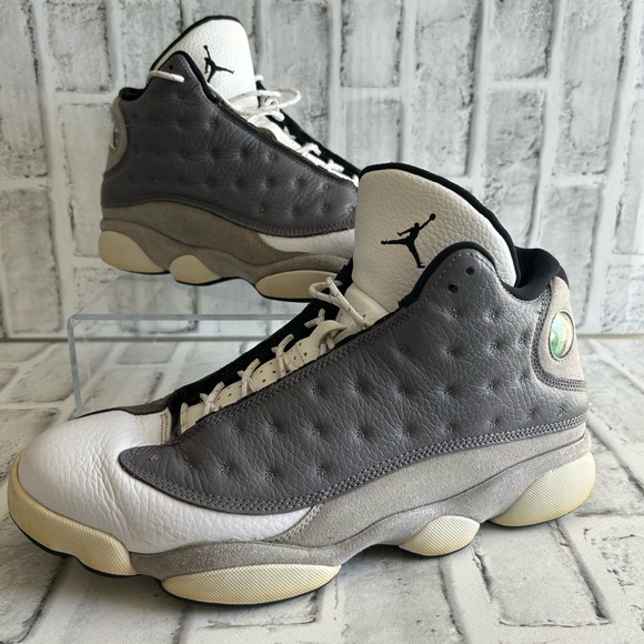Air Jordan 13 Retro Atmosphere Grey Black White 414571- 016 Men’s Shoes Size 11 - Picture 1 of 12